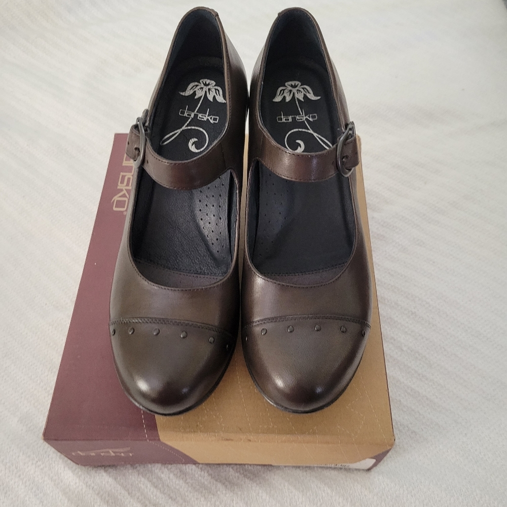 Dansko Fanny Mary Jane Wedges EU 41 NIB